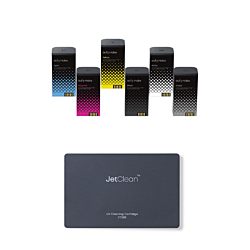 eufyMake E1 UV Ink CYMKGW and Cleaning Cartridge Set