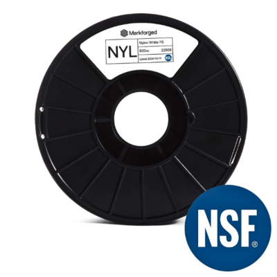Markforged Nylon Filament White FS (Food Safe) 800cc Spool (FX10)