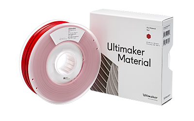 Ultimaker PLA Red boxed