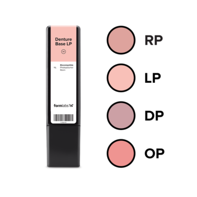 Formlabs (Form 3) Denture Base Resin 1L Dark Pink (DP) 