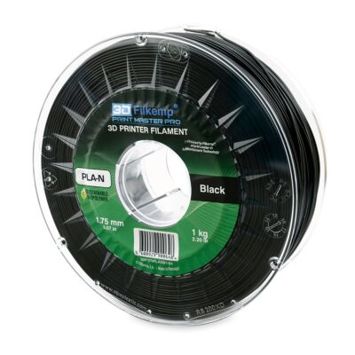 3D Print Master Pro PLA-N Filament by Filkemp 2.85mm, Black, 1kg