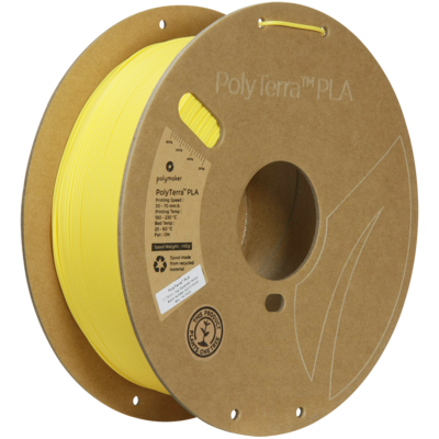 Polymaker PolyTerra PLA Filament - Savannah Yellow - 1KG 1.75mm
