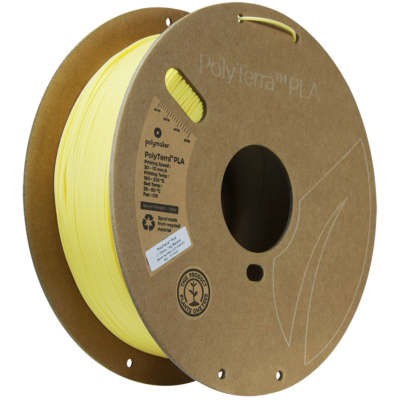 Polymaker PolyTerra PLA Filament - Banana - 1KG 1.75mm
