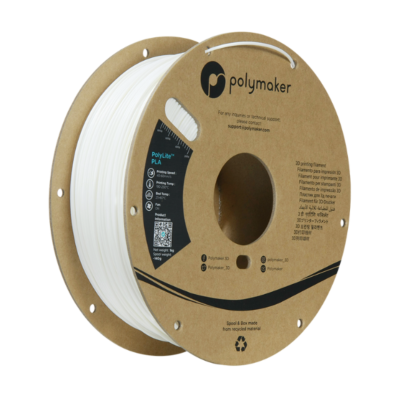 Polymaker PolyLite™ PLA Filament - White - 1.75mm 1KG