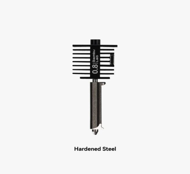 Bambu Lab Hotend with hardened steel nozzle 0.8 mm - A1 Series