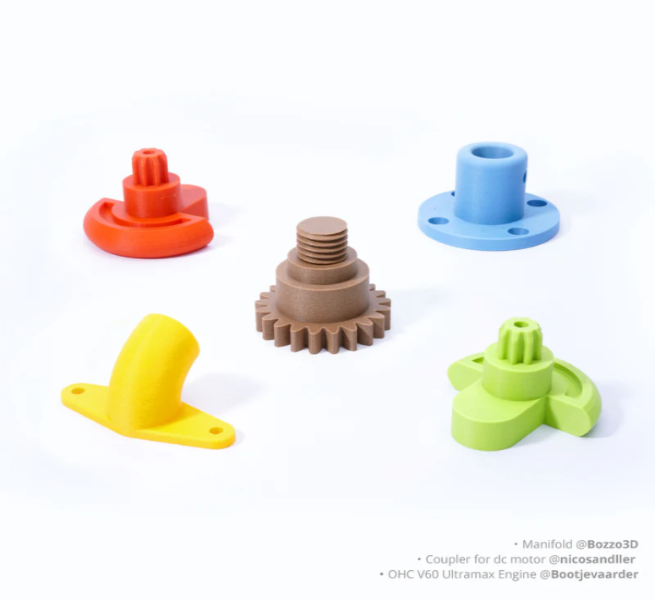 Bambu Lab PA6-GF Filament - Brown (With Spool) - Additive-X