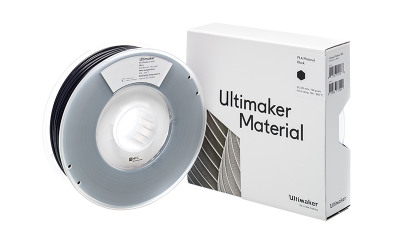 Ultimaker Black PLA Filament Boxed