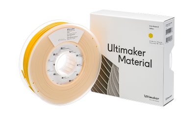 Ultimaker PLA Yellow Filament with Box