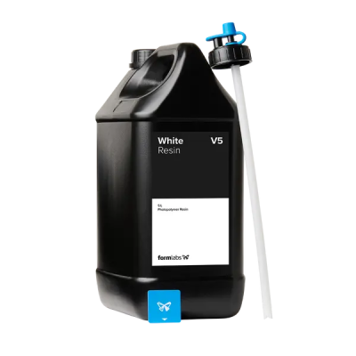 Formlabs White Resin V5 (Form 4) 5L - use with Resin Pump