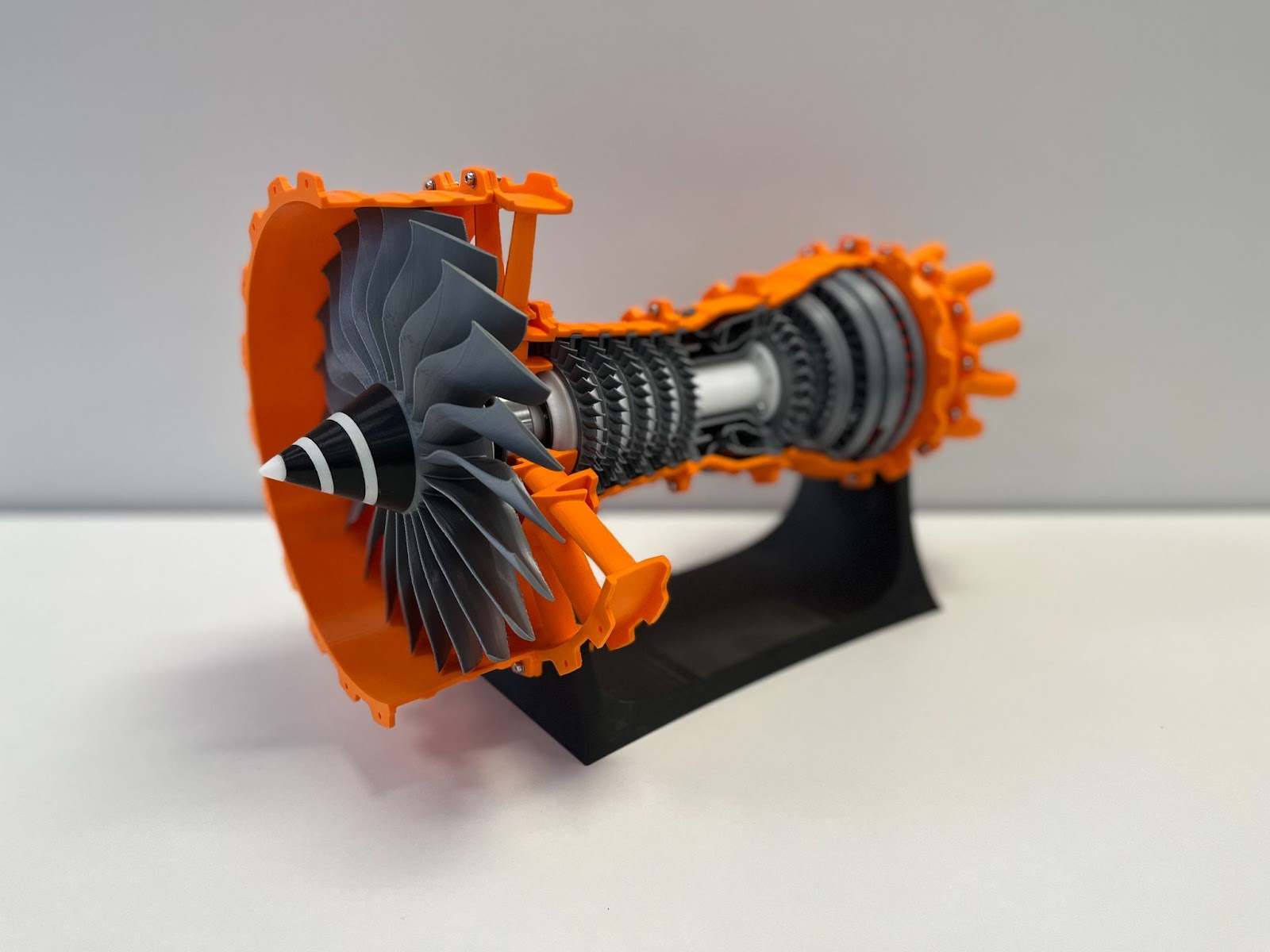 a wind turbine model created with fused filament fabrication 3d printing