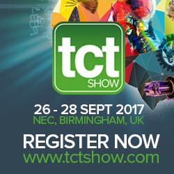 poster for the accelerating 3d technologies event at the TCT tradeshow