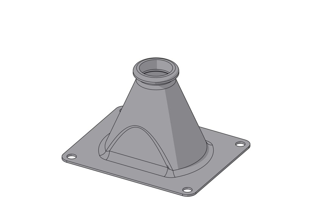 3D rendering of a silicone seal