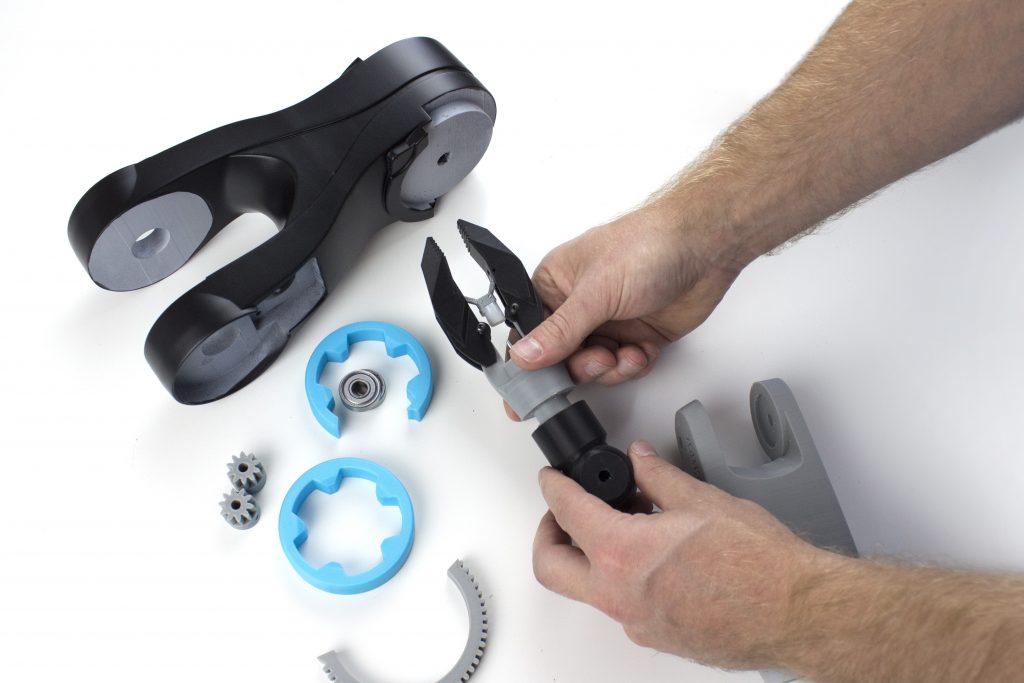 a man using a 3d printed tool