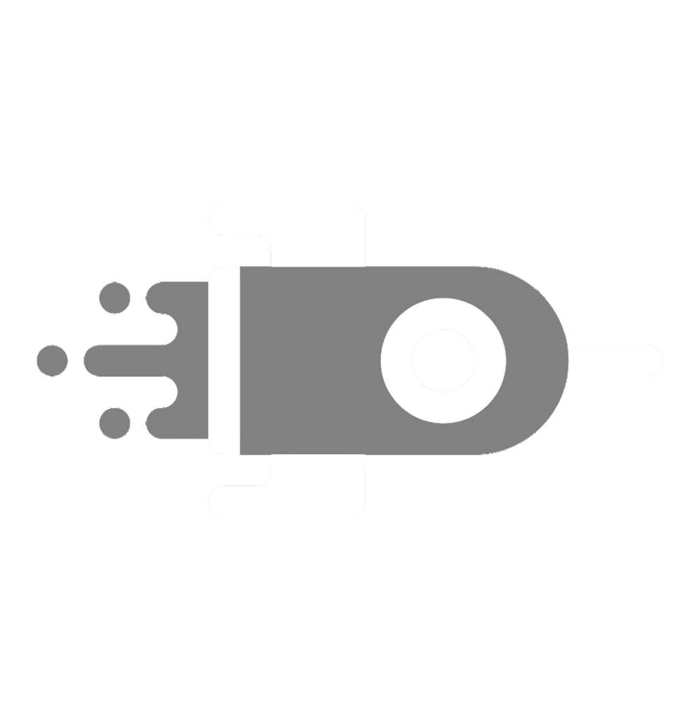 Stylised rocket signifying the aerospace industry