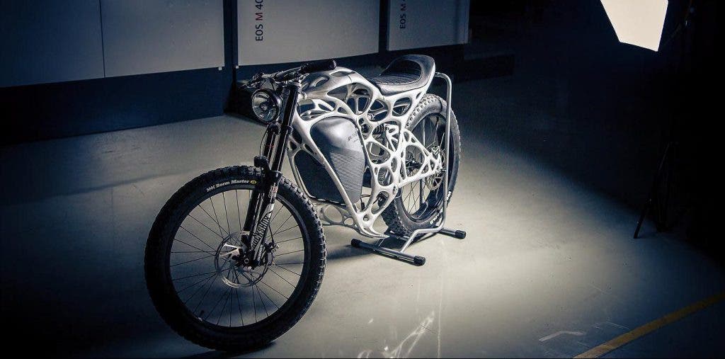 the airbus 3d printed motorbike