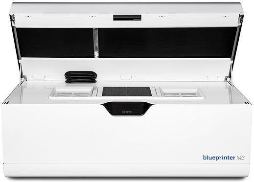 a blueprinter m3 3d printer that uses selective heat sintering technology
