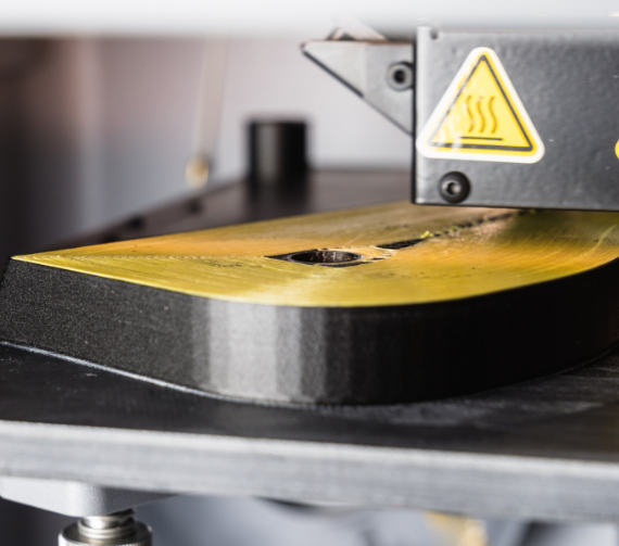 SLS 3D printer in action