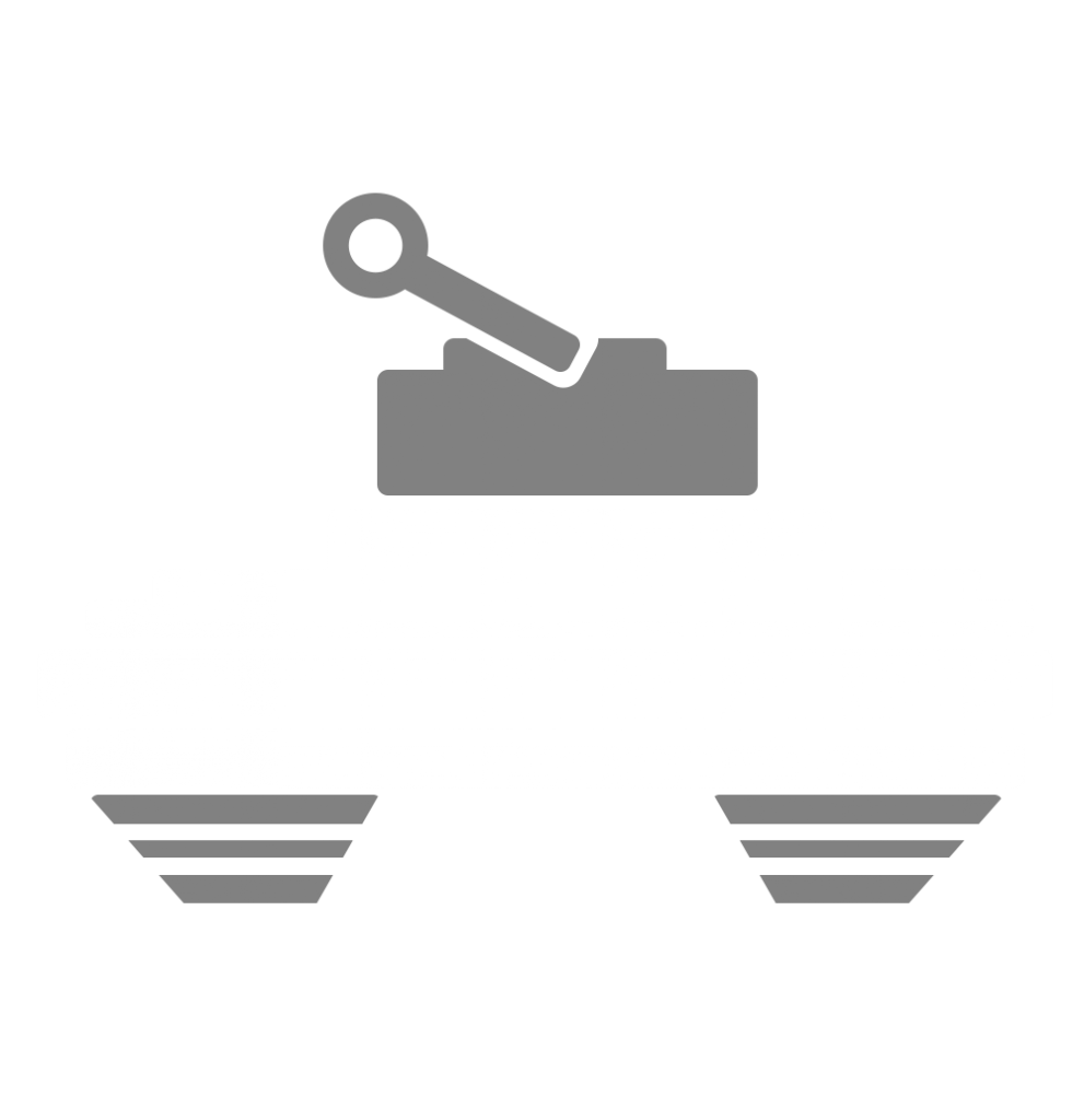 symbol representing the military industry