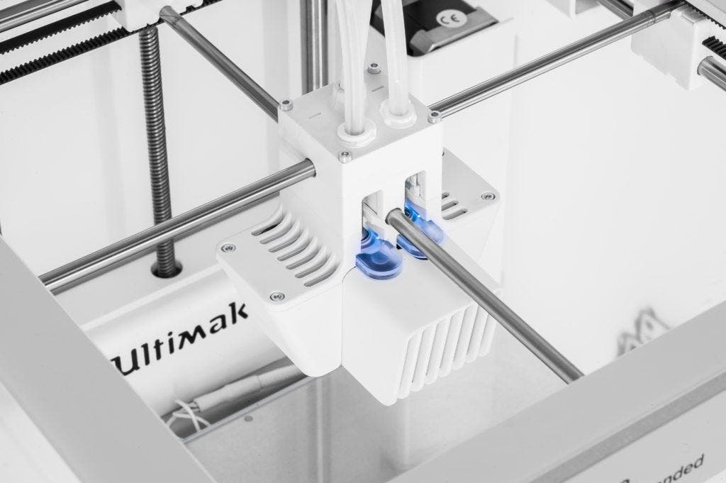 Aerial photo of an Ultimaker 3D printer