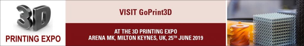 poster about the goprint3d stall at the 3d printing exhibition