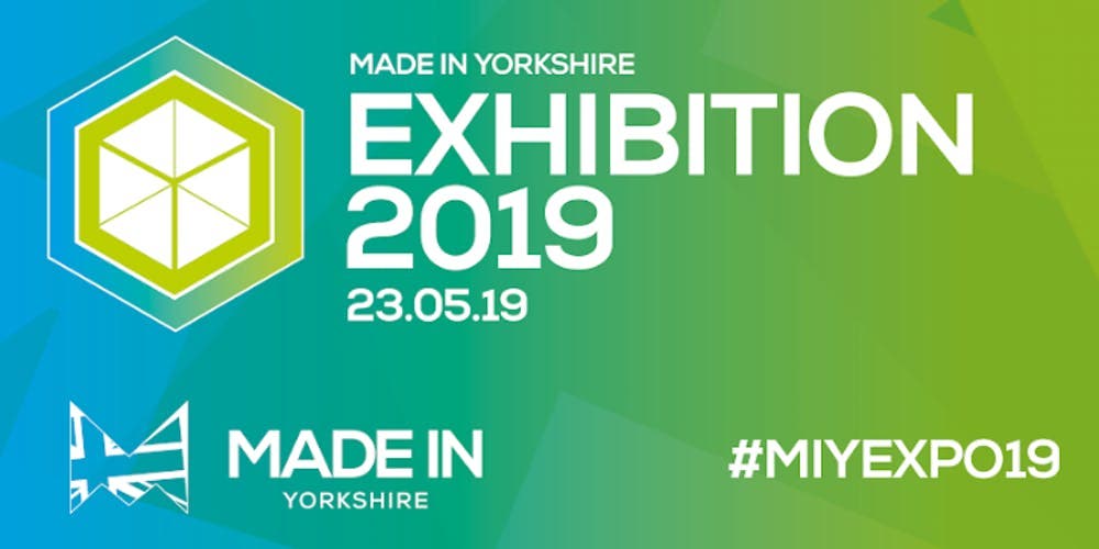 poster for the made in yorkshire exhibition 2019