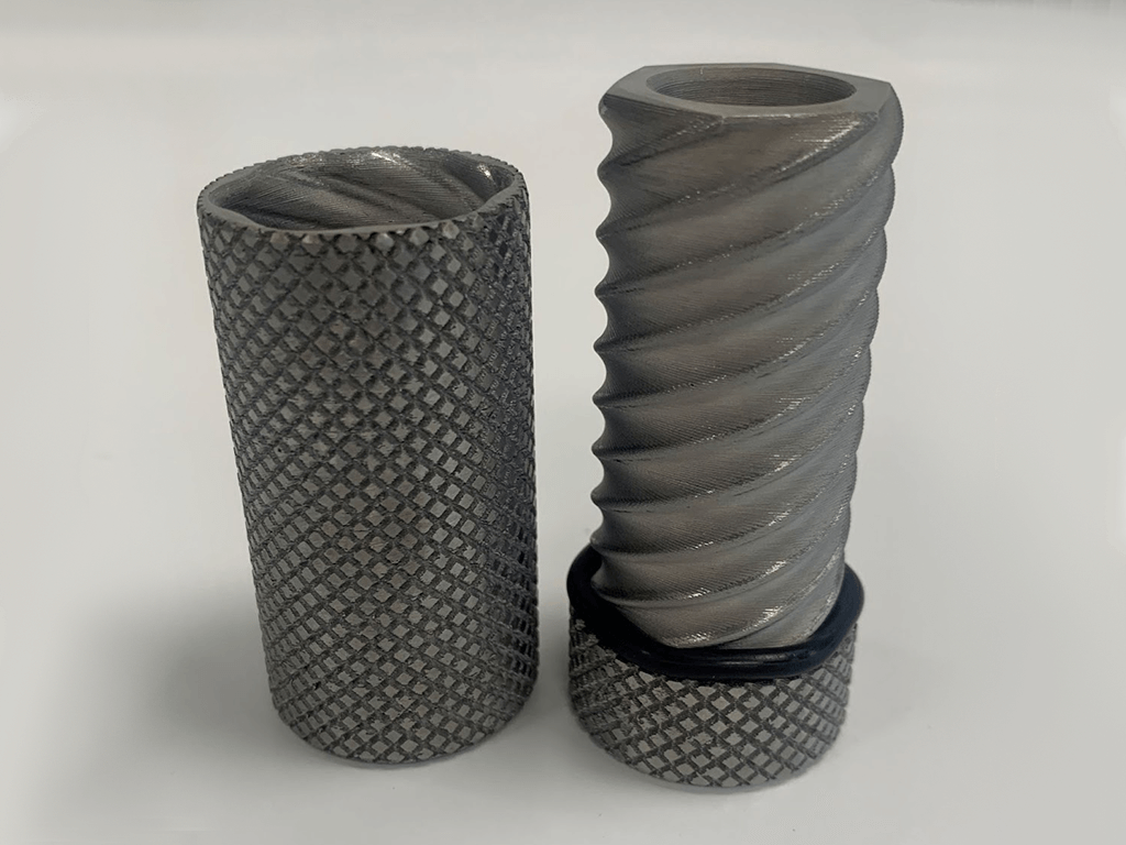 a 3d printed part created with the markforged machine