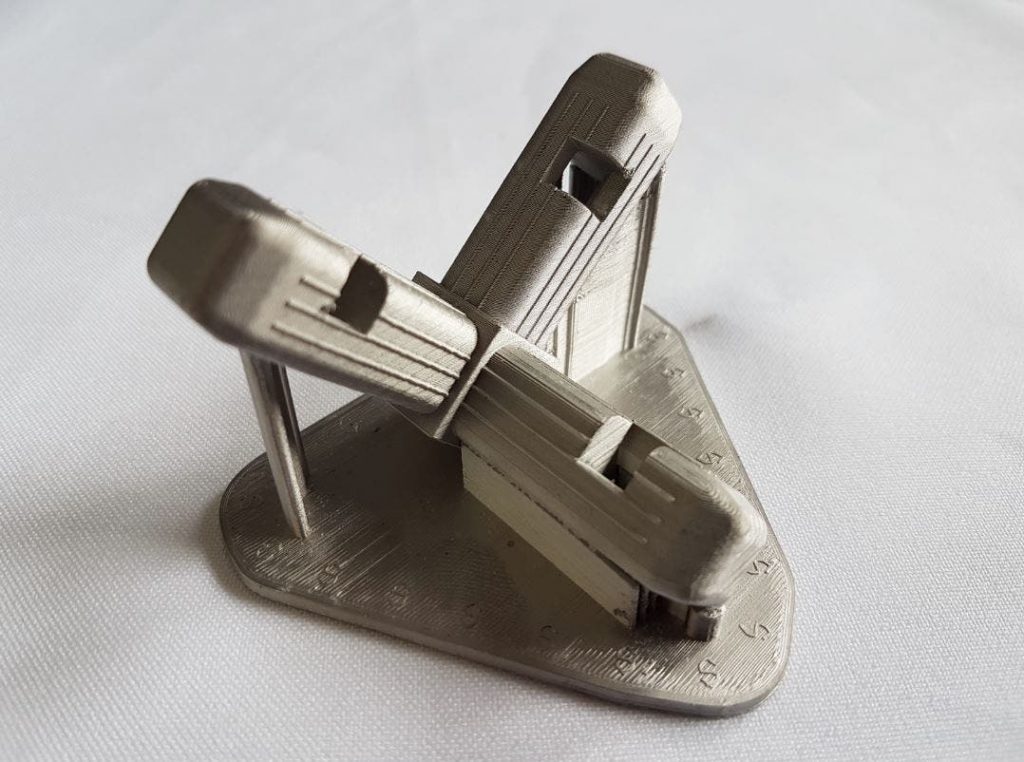 a 3d printed metal part for angus