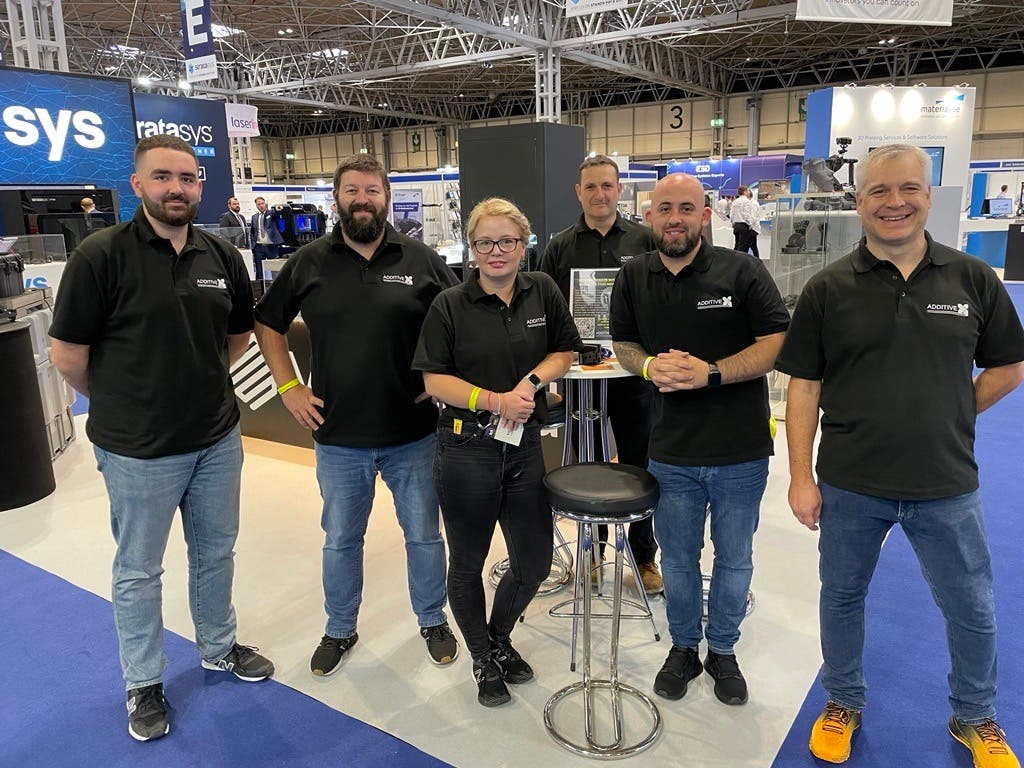 Additive-X team members at the TCT 3Sixty tradeshow