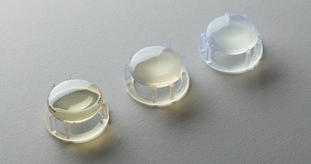 Contact lenses 3d printed in formlabs clear resin
