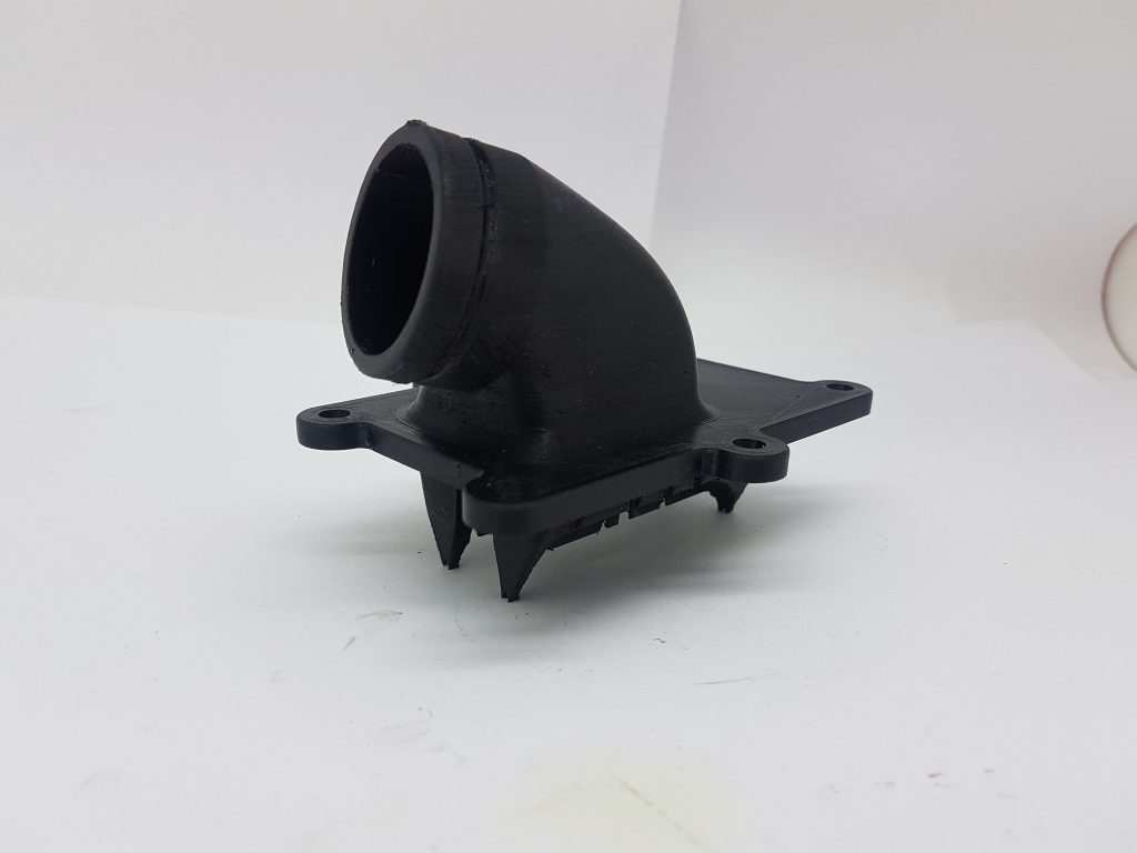 the 3d printed custom lambretta part created with the ultimaker 3