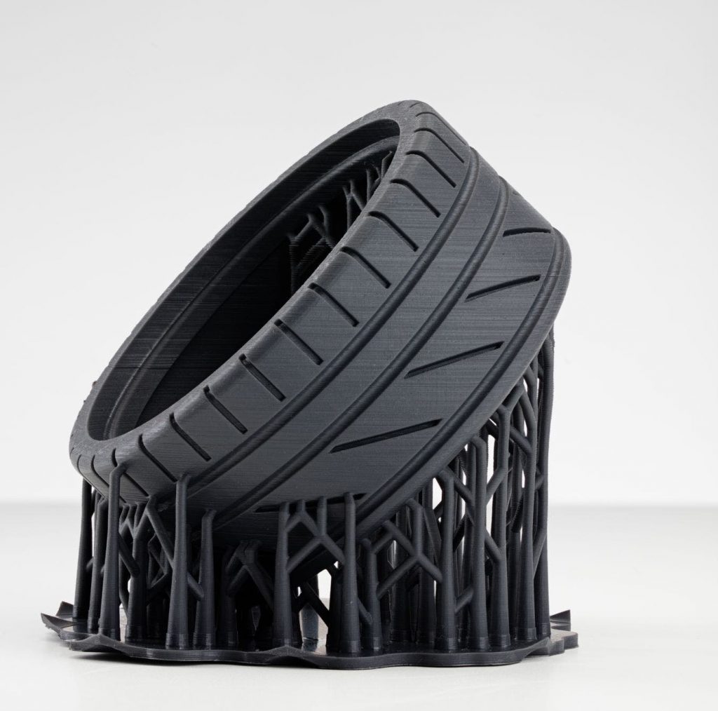 a 3d printed tyre in SLA