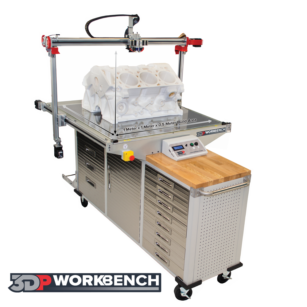 a 3dp workbench 3d printer