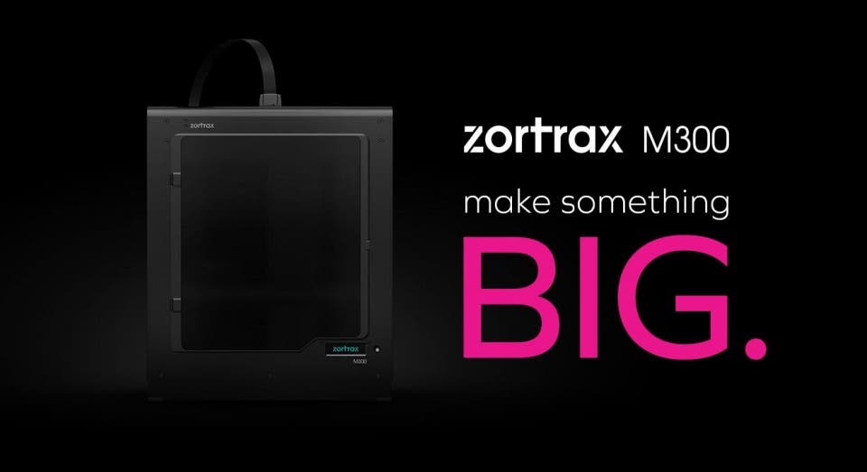 poster for the zortrax m300 3d printer