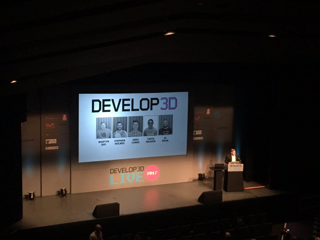 the stage of develop3d live event