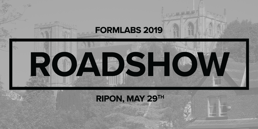 poster for formlabs 2019 roadshow