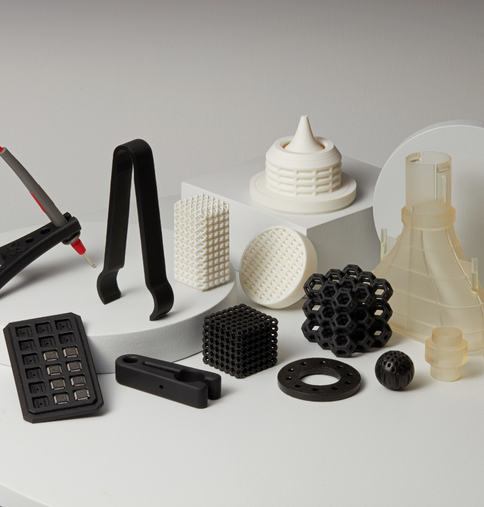 Assortment of composite printed 3D materials