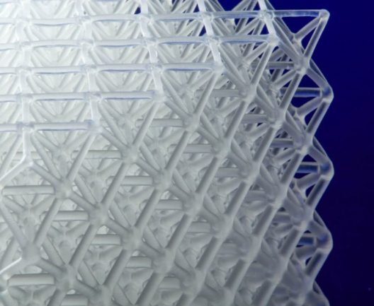 3D printed flexible lattice