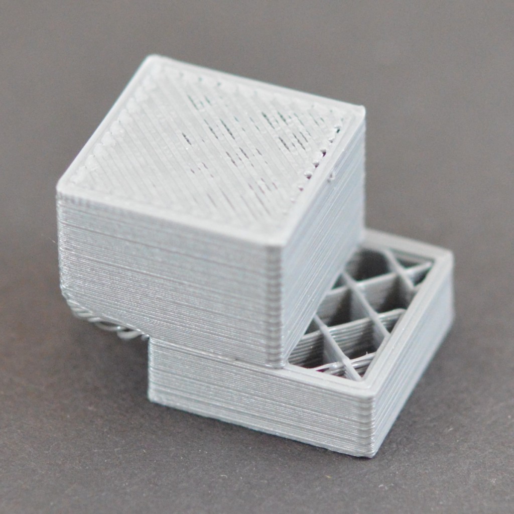 3D printed object demonstrating layer shifting