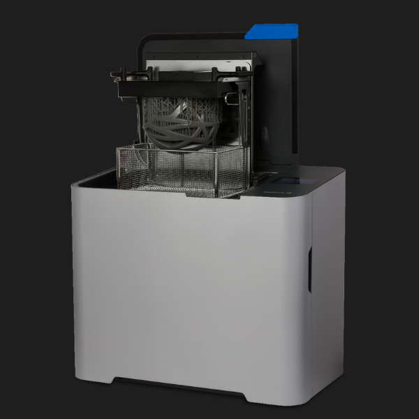A Form WASH 1 machine for post processing 3D printed parts.