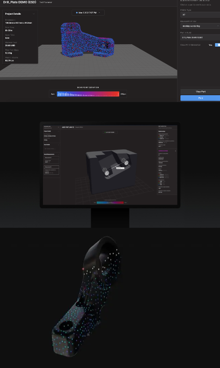 Markforged's Blacksmith Eiger software.