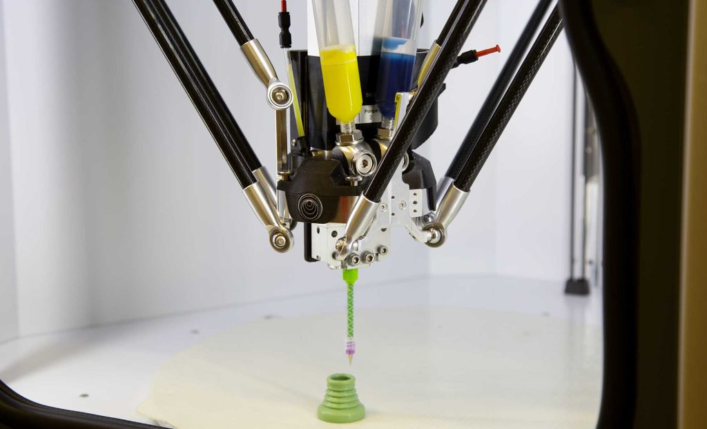 Silicone 3d printing