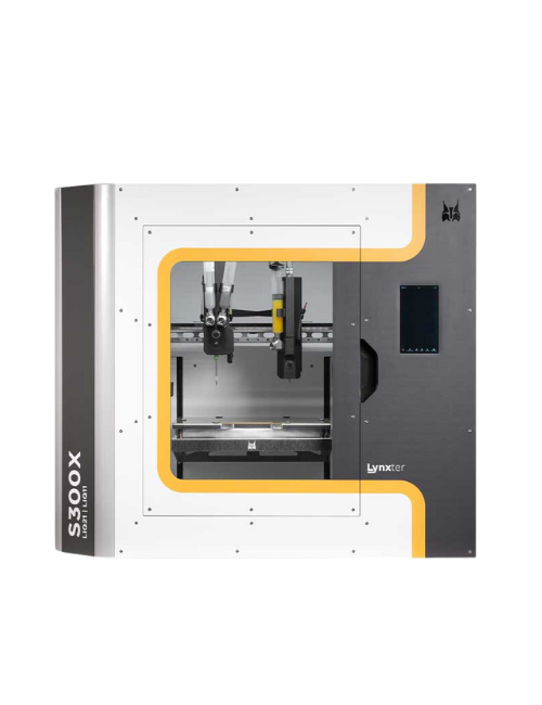 The Lynxter S300X 3D printer.