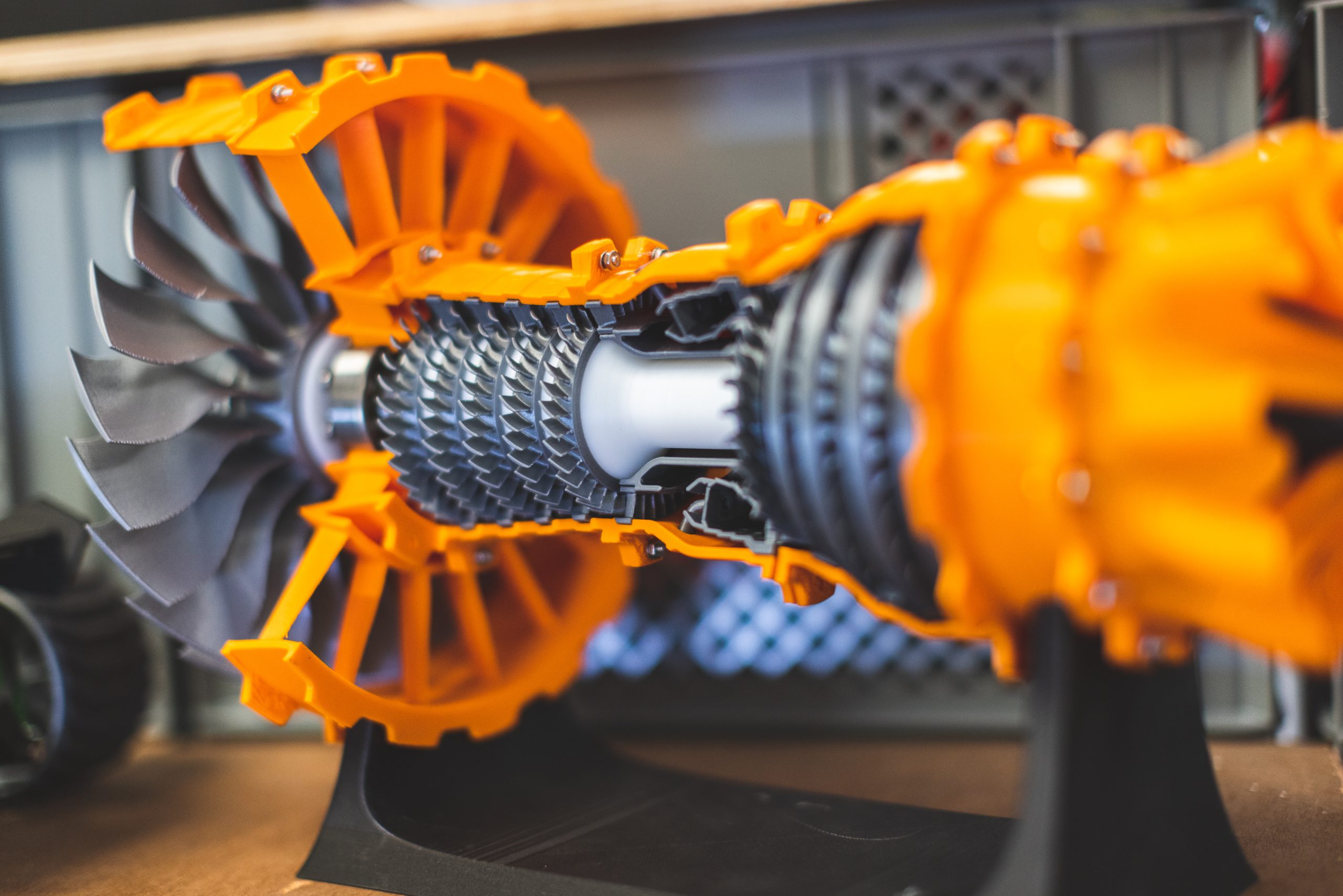 Jet turbine printed part