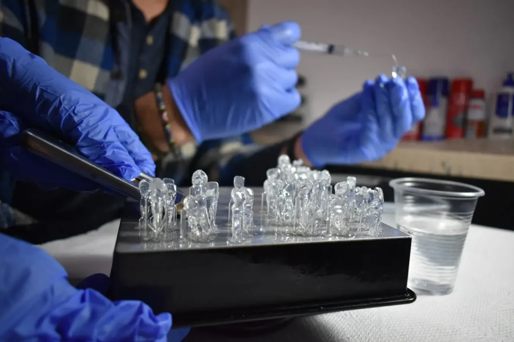 Formlabs 3D prints in a school setting