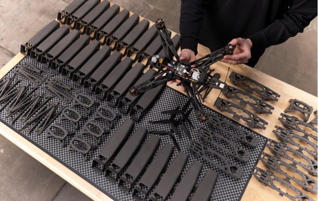 3D printed parts for a drone