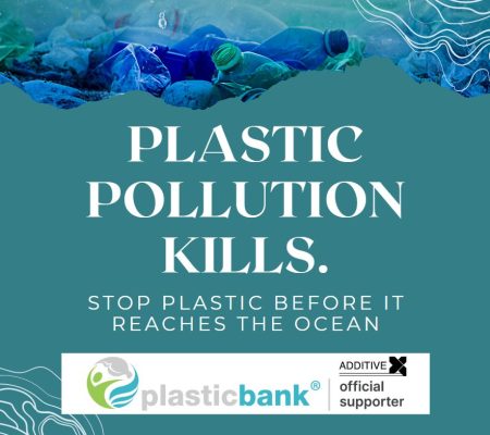 A Plastic Bank poster about how "Plastic pollution kills"